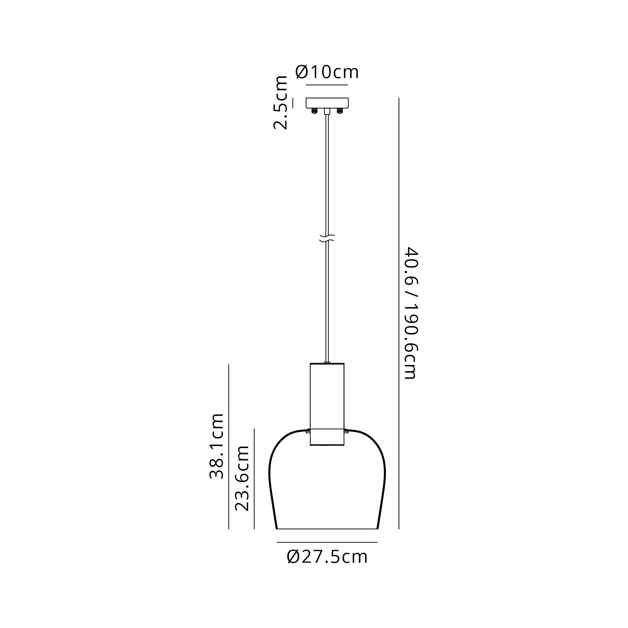 Camden Pendant Light- Various Finishes