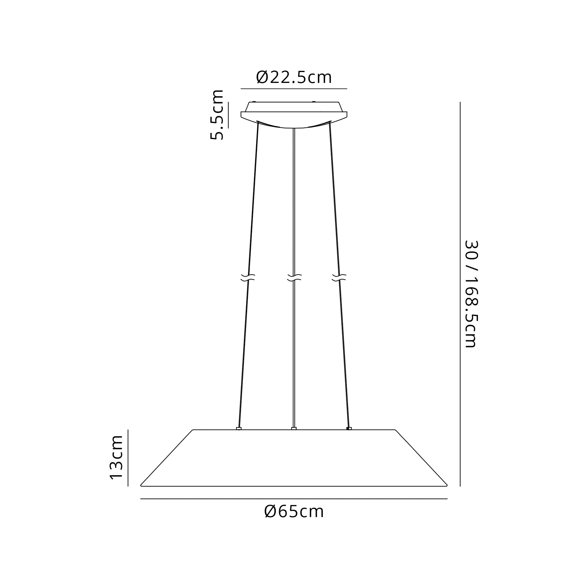 Hudson Pendant LED, 2700-5000K Tuneable Remote Control  3yrs Warranty