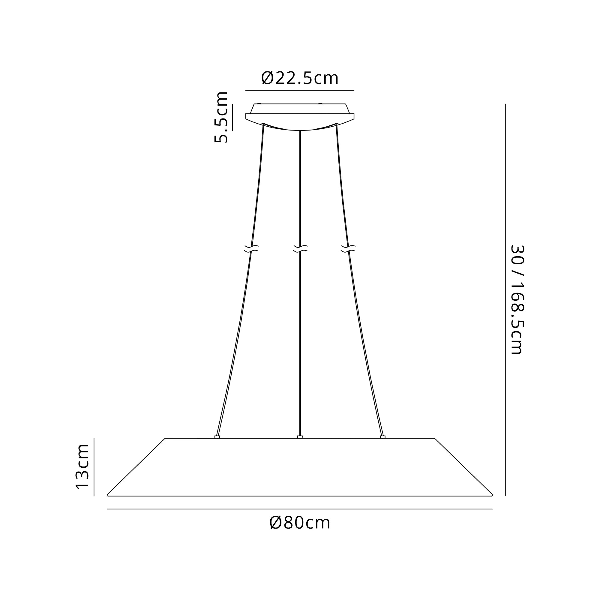 Hudson Pendant LED, 2700-5000K Tuneable Remote Control  3yrs Warranty