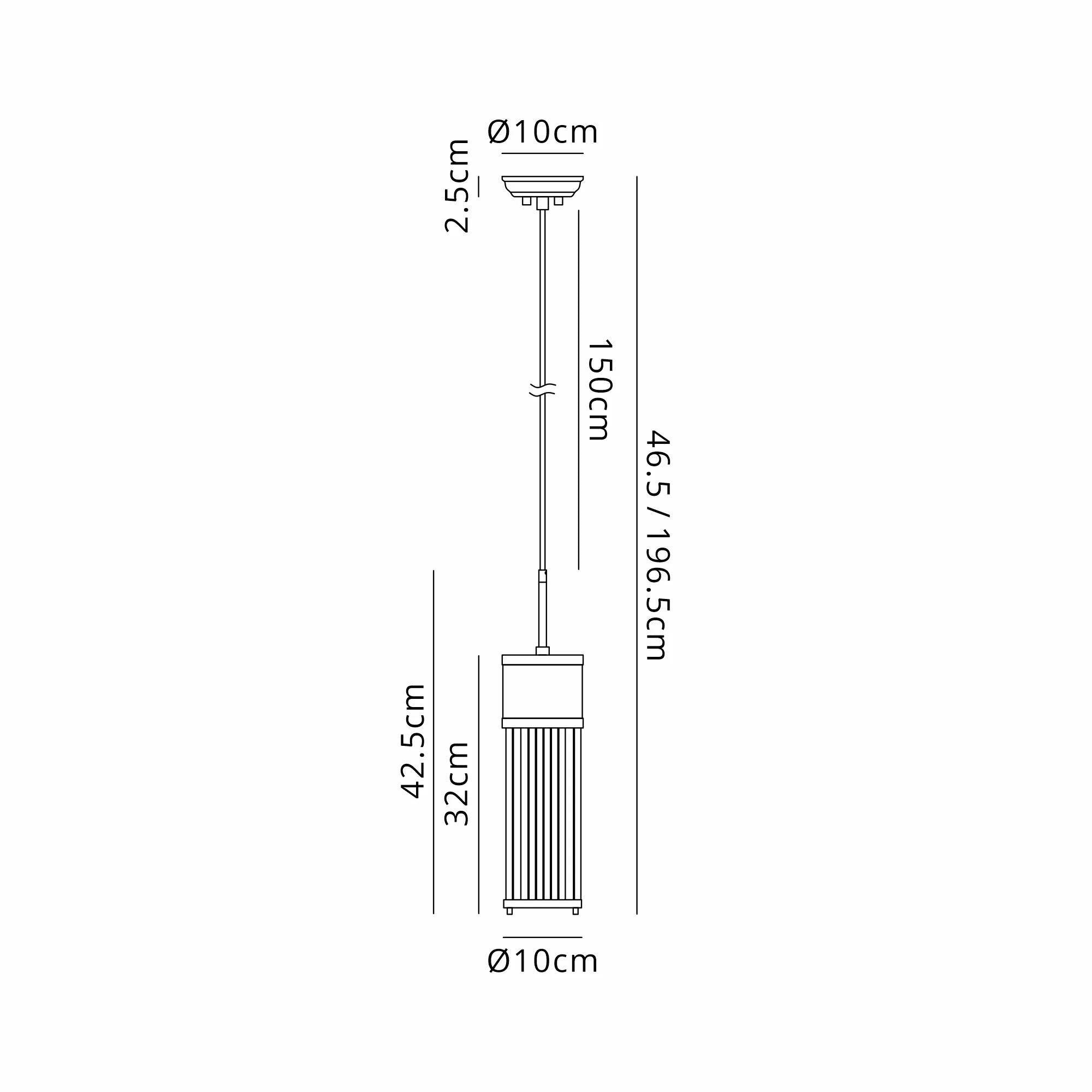 Gwen 1/2 Light Glass Rod Bathroom Wall Lights, E14, IP44- Various Finishes