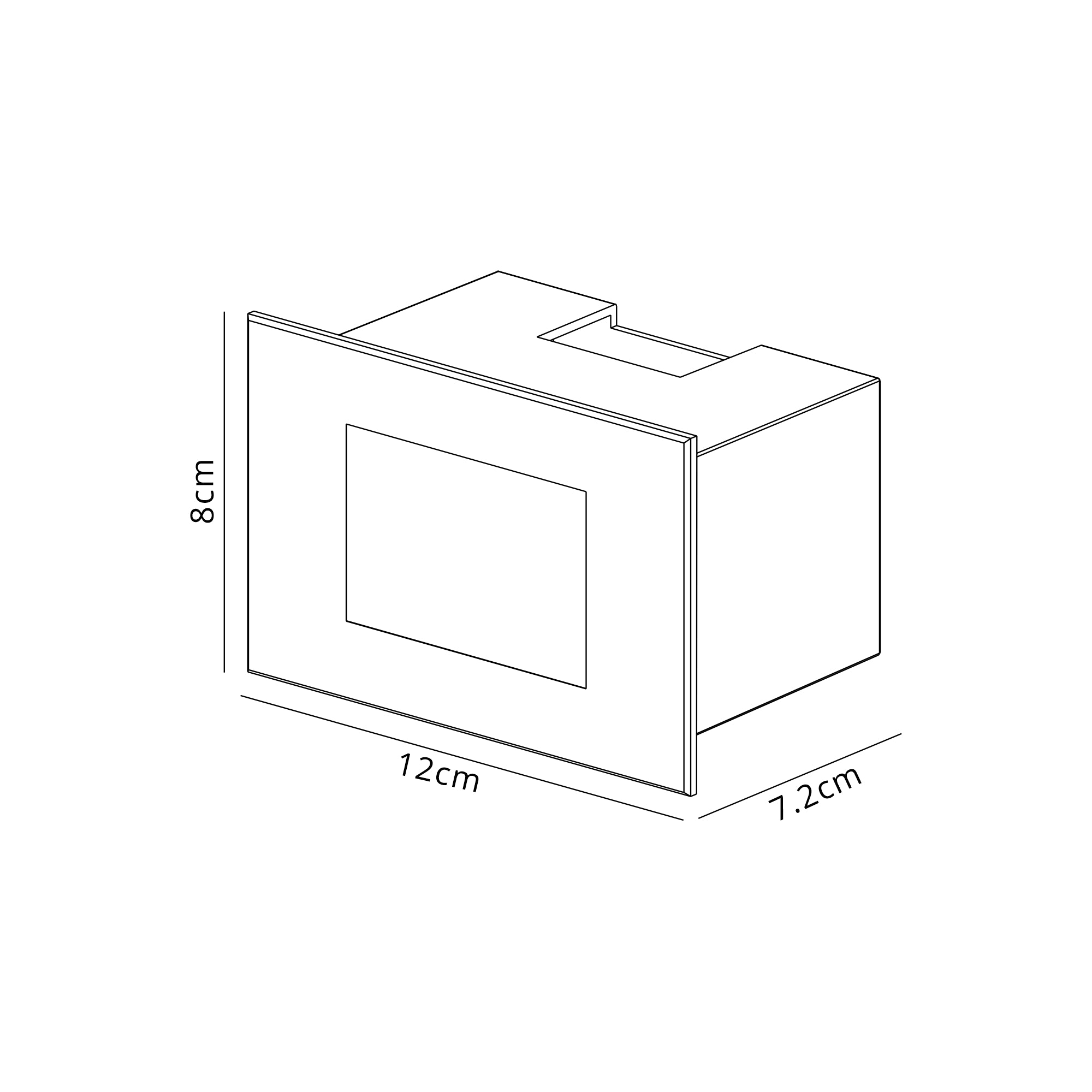 Ranch 3W/6W Recessed Wall Light- Various Finishes