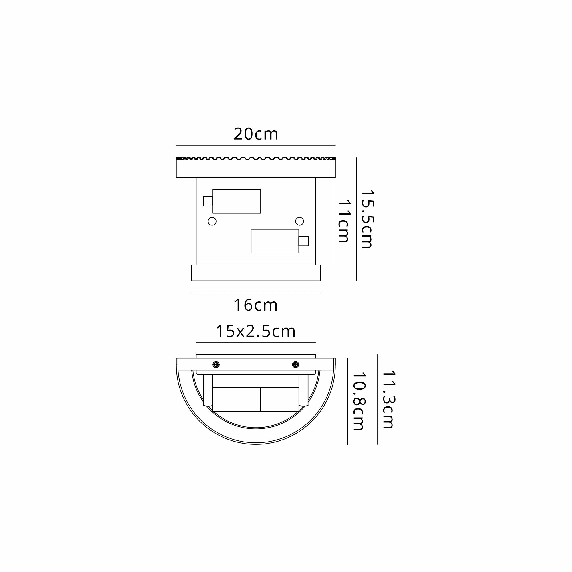 Jonas Wall Light- Various Sizes & Colors