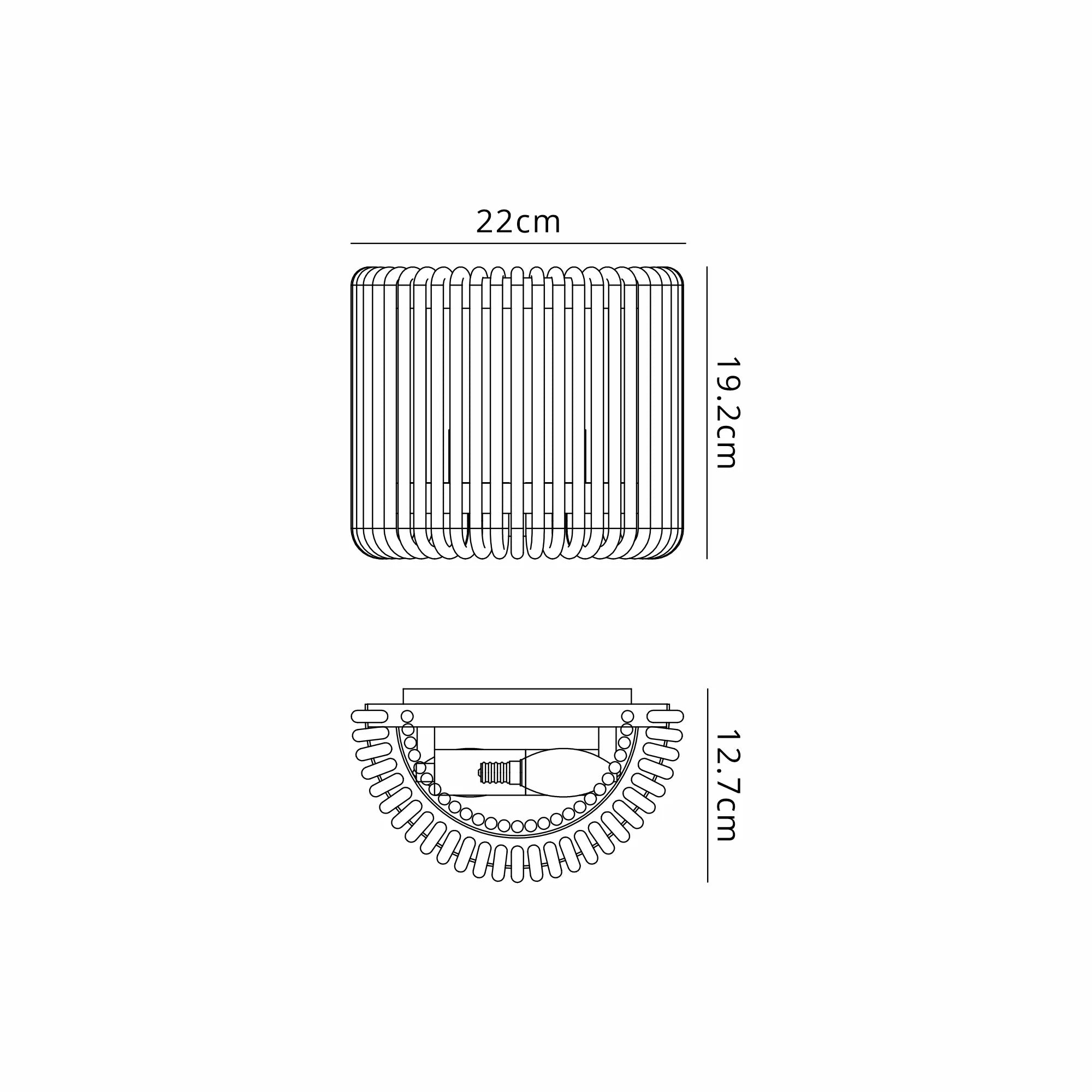 Jonas Wall Light- Various Sizes & Colors