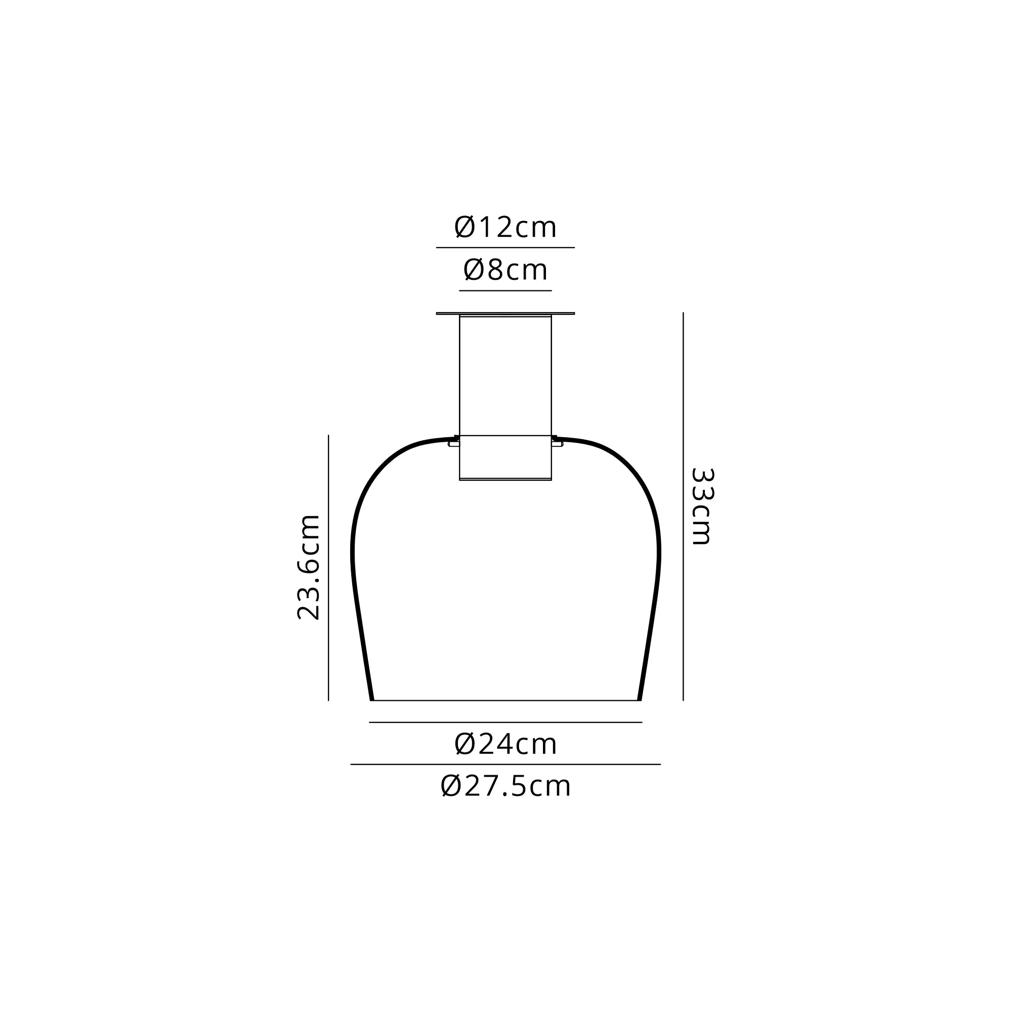 Camden Ceiling Light- Various Finishes