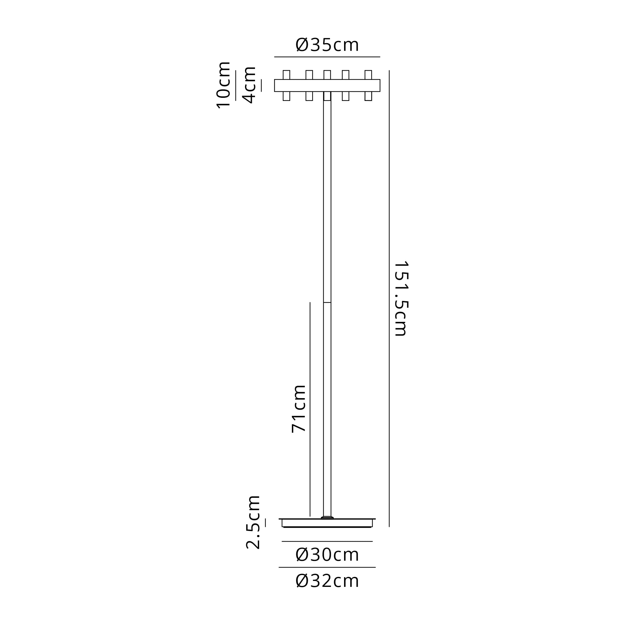 Erin Floor Lamp- Various Finishes