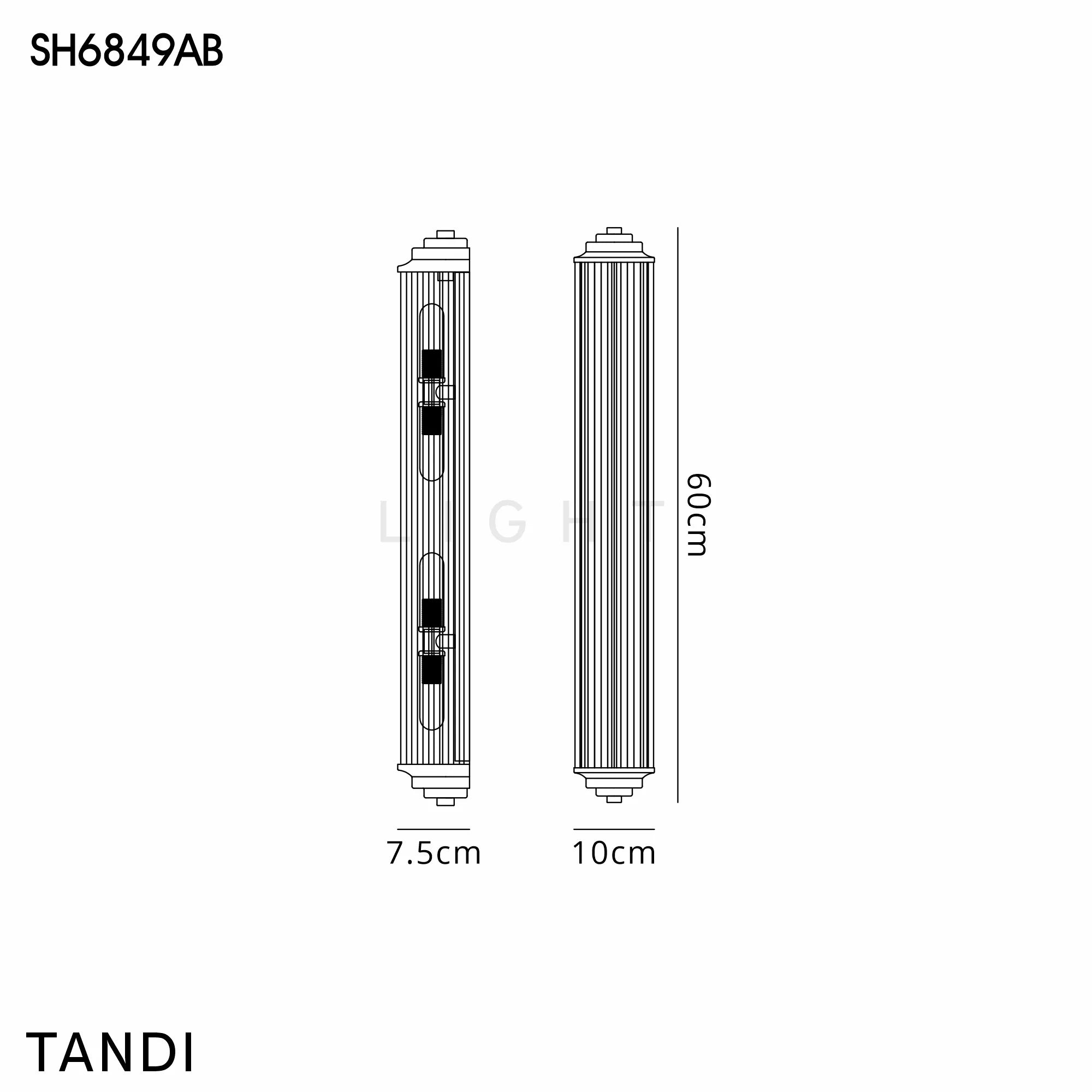Gwen 4lt Wall Light- Various Finishes