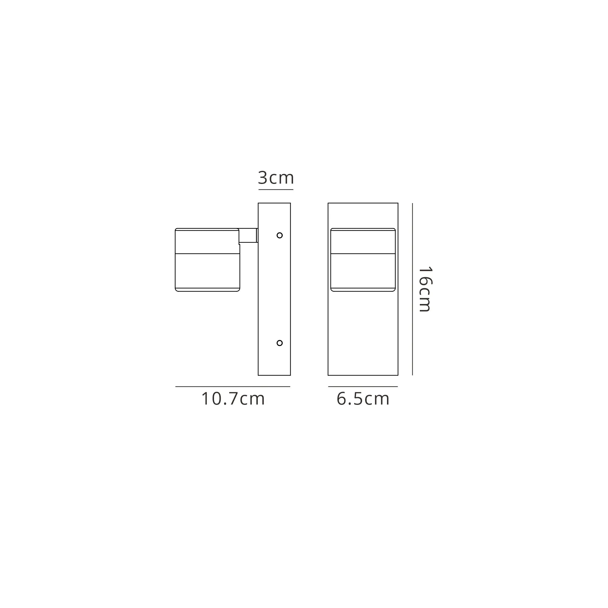 Zap Wall Lamp Single Adjustable, 1 x 5W LED, 4000K, 415lm, IP44, 3yrs Warranty