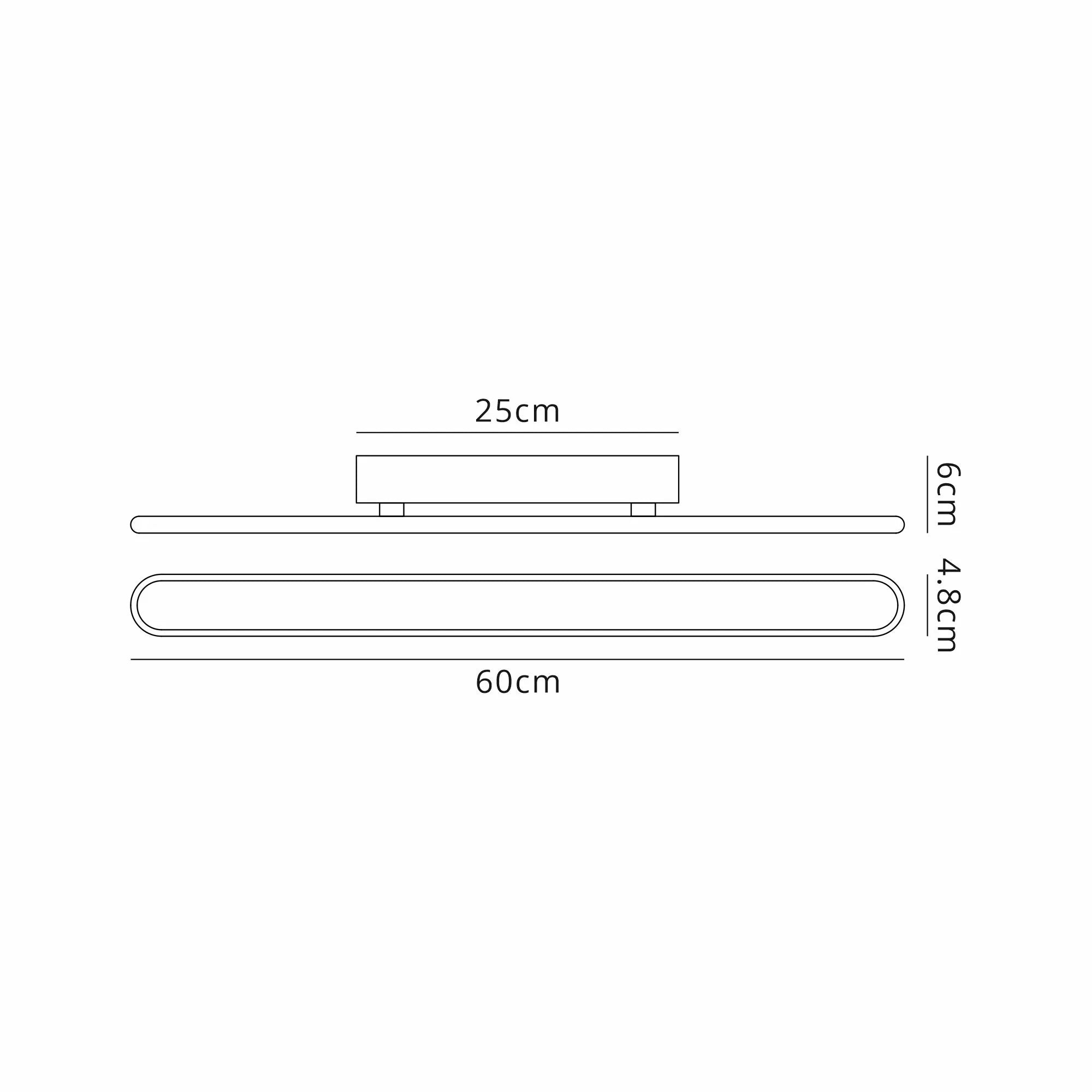 Lien Wall Lamp LED, 4000K,  Sand White/ Black- 3yrs Warranty