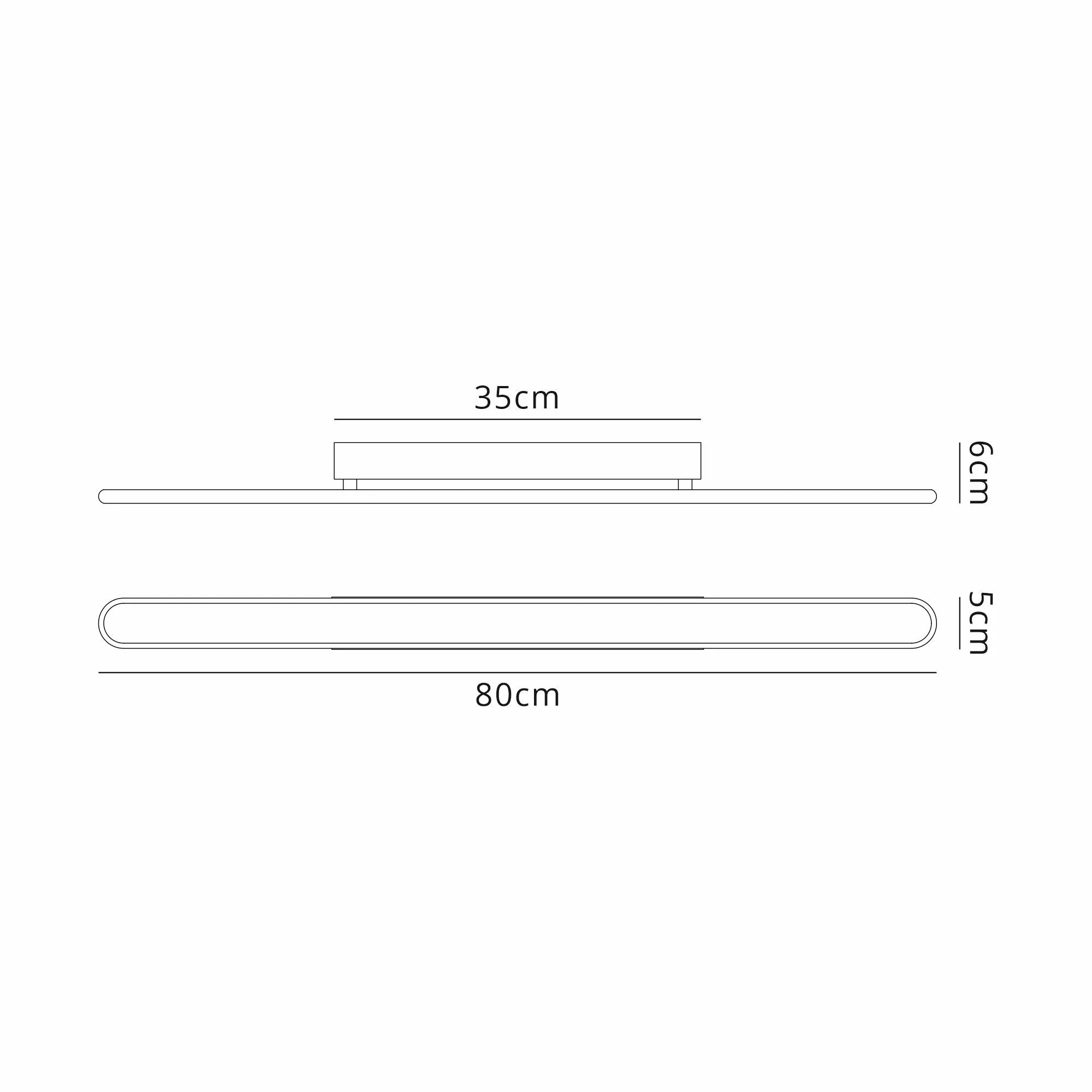 Lien Wall Lamp LED, 4000K,  Sand White/ Black- 3yrs Warranty