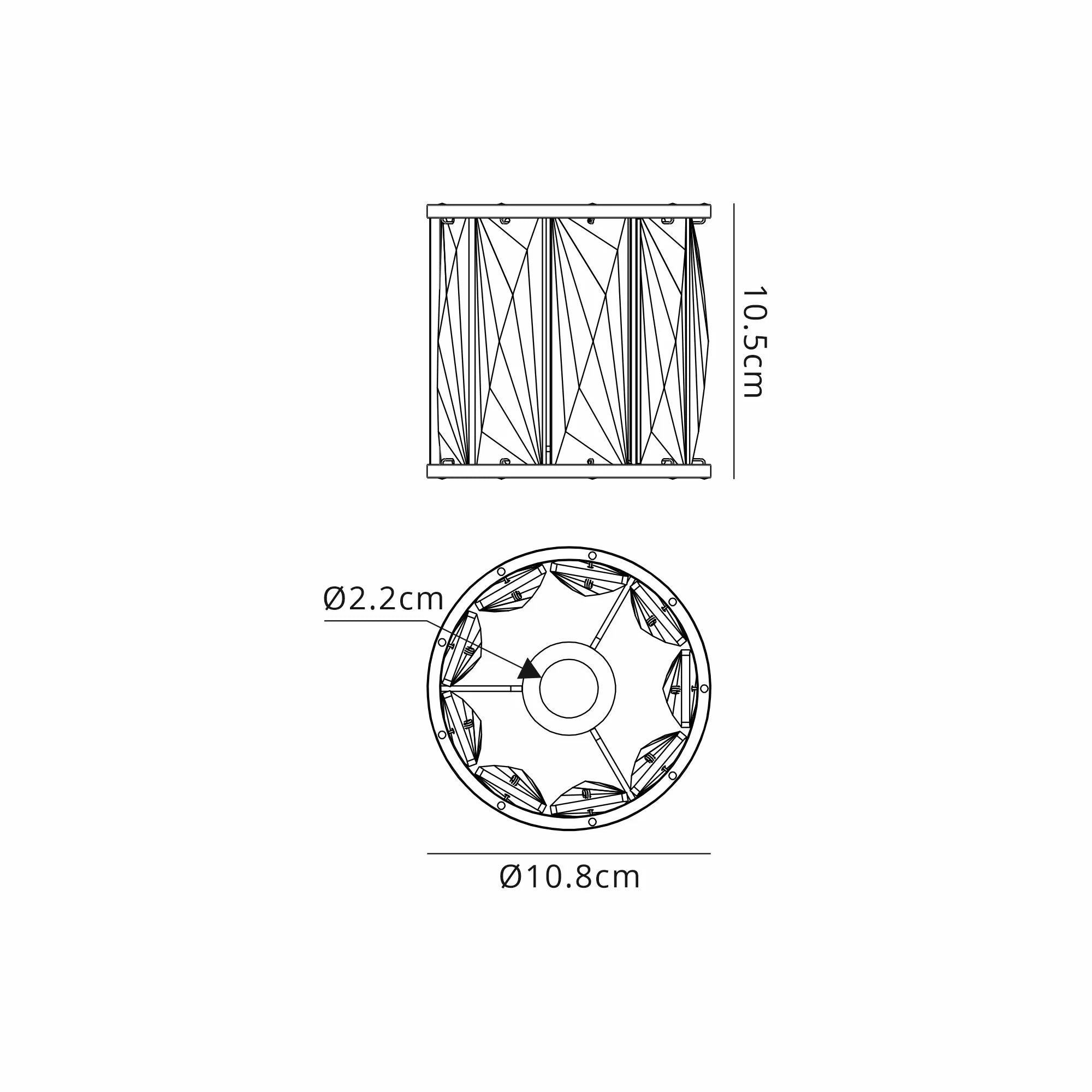Melissa 9/13Lt Flush Ceiling Light- Various Finishes