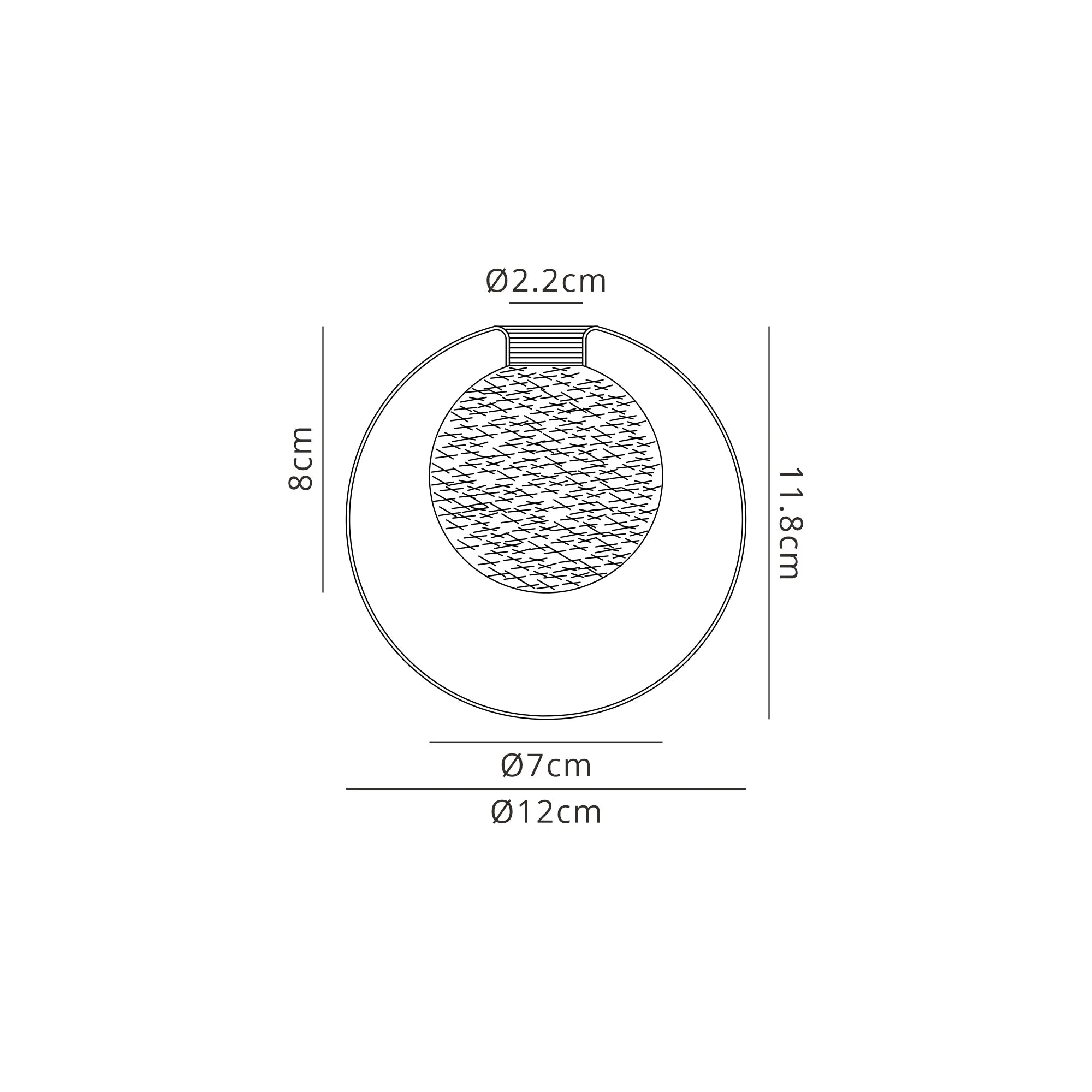 Cassis 3/5Lt Round Flush Ceiling Light - Various Finishes