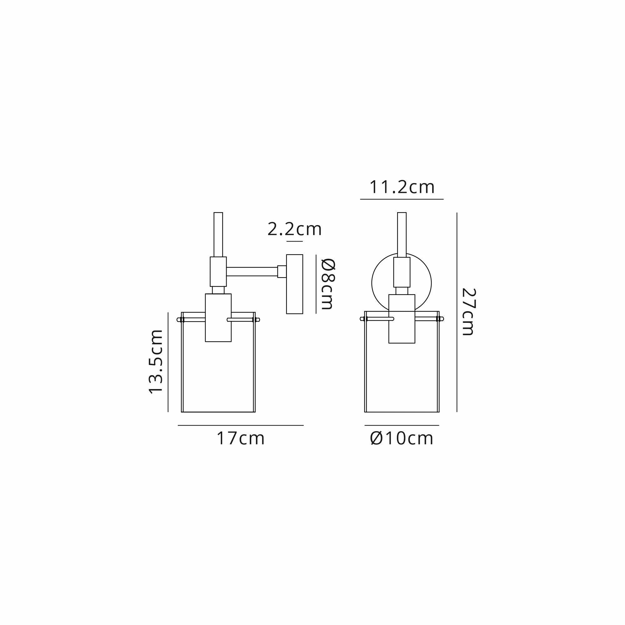 Karlo Bathroom Wall Light- Various Finishes