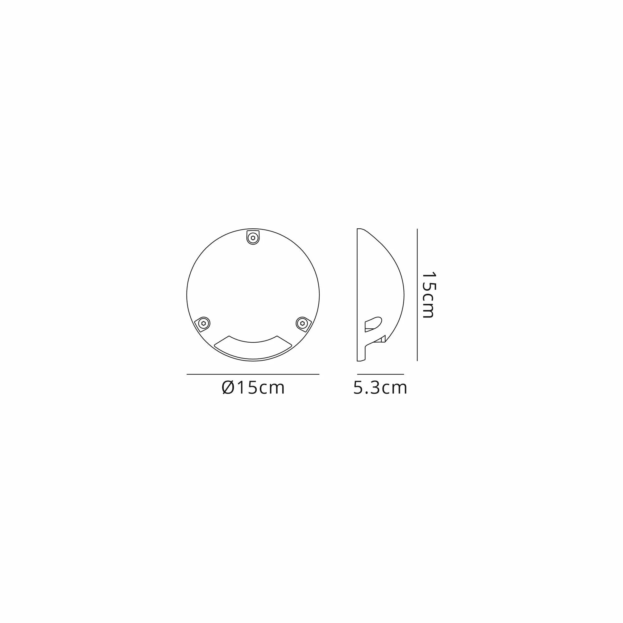 Walter Above Ground 1 Ton Driveover Light/Wall Light