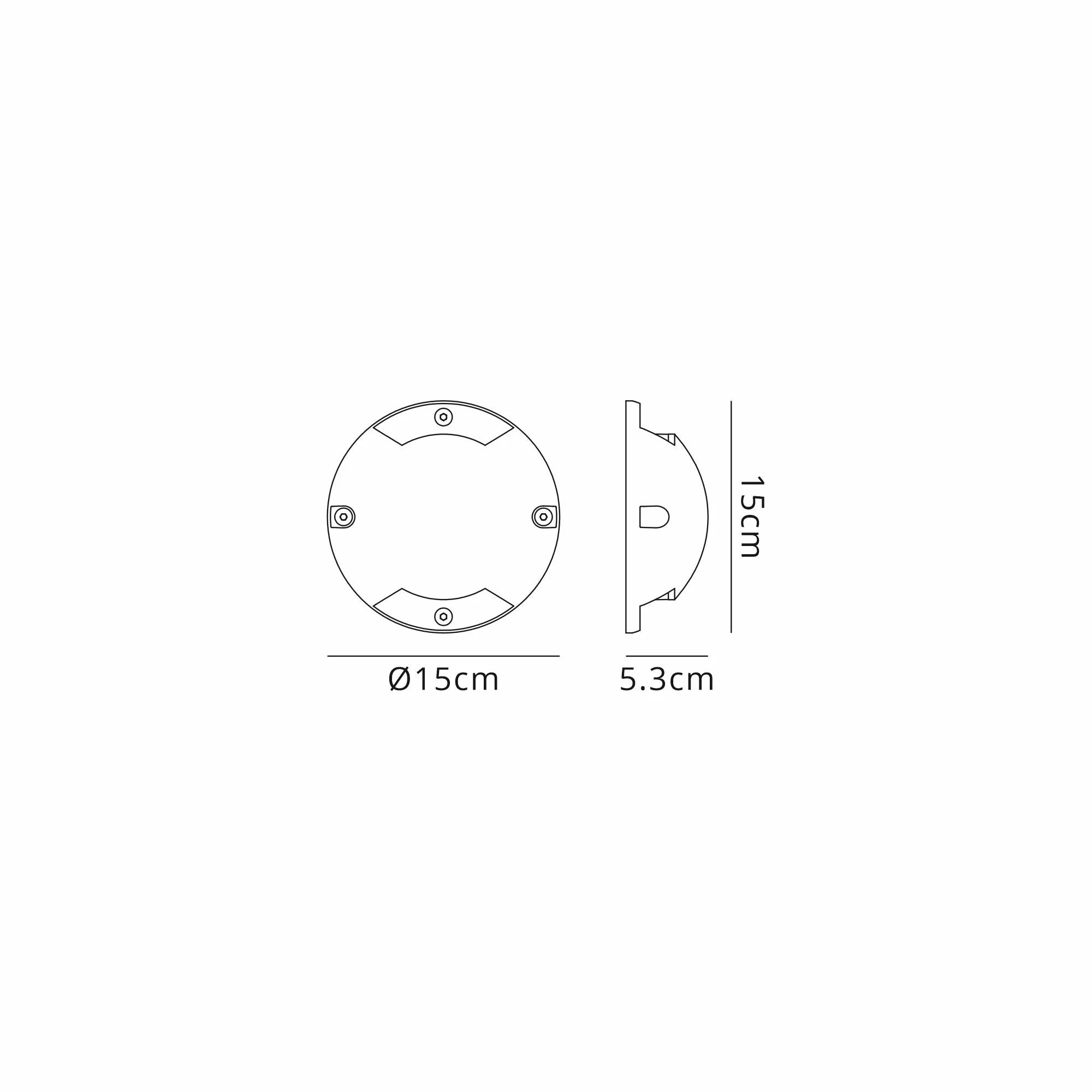 Walter Above Ground 1 Ton Driveover Light/Wall Light