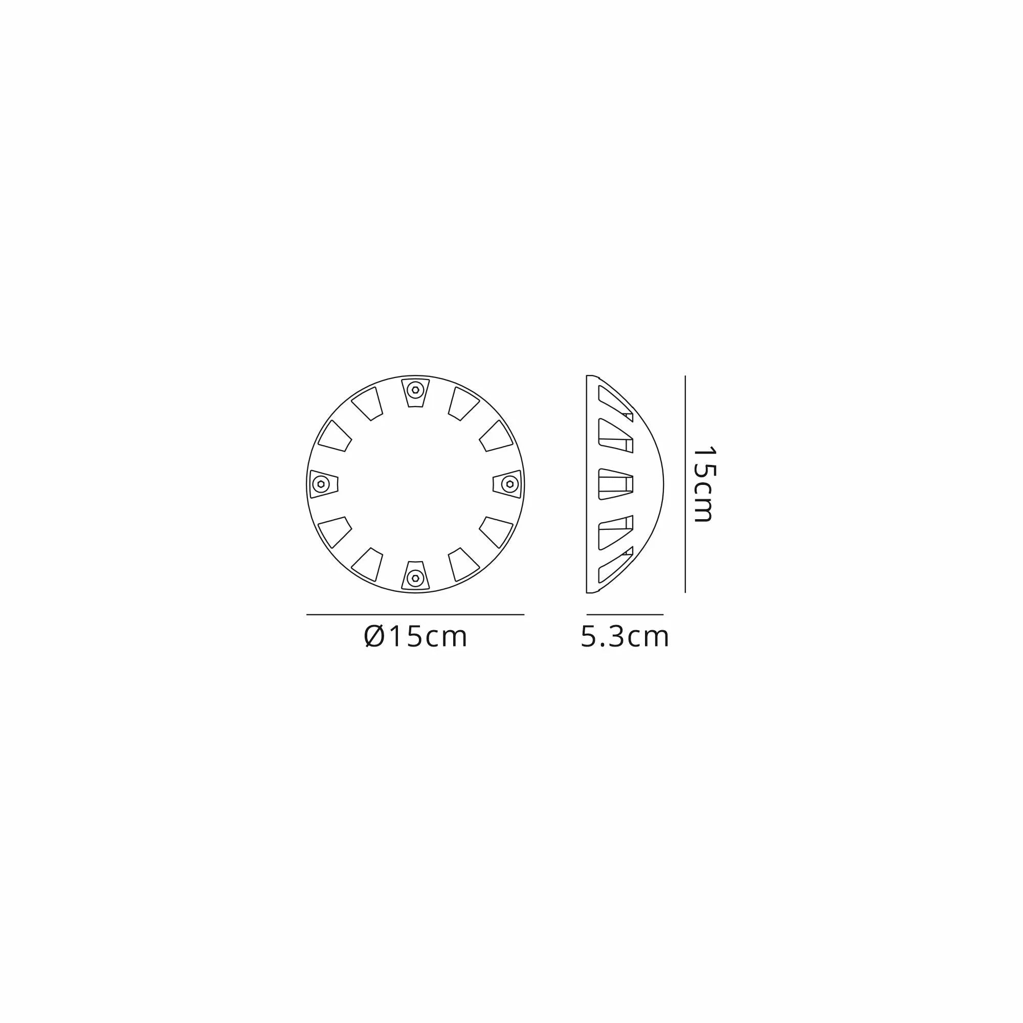 Walter Above Ground 1 Ton Driveover Light/Wall Light
