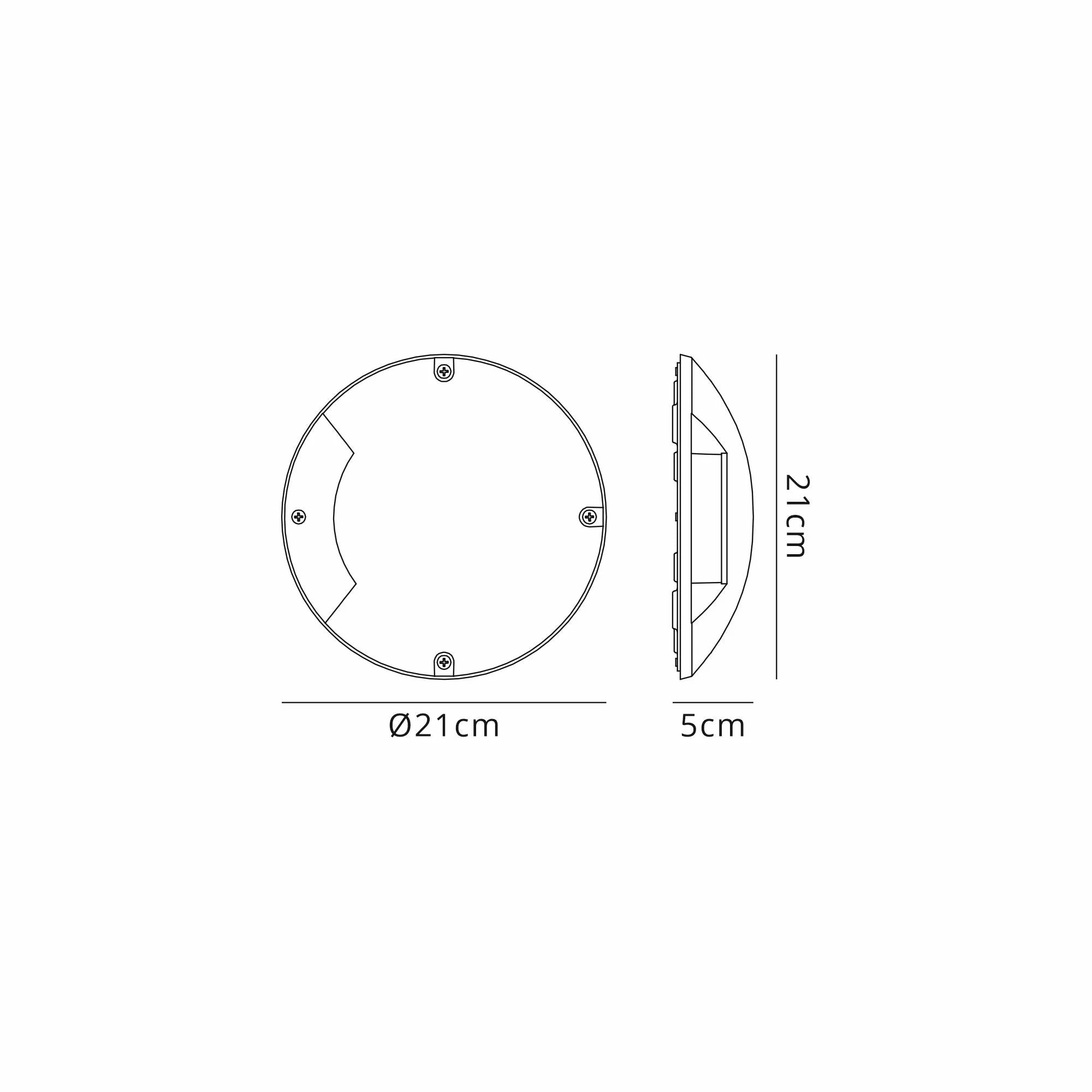 Luka Above Ground Light/Wall Light