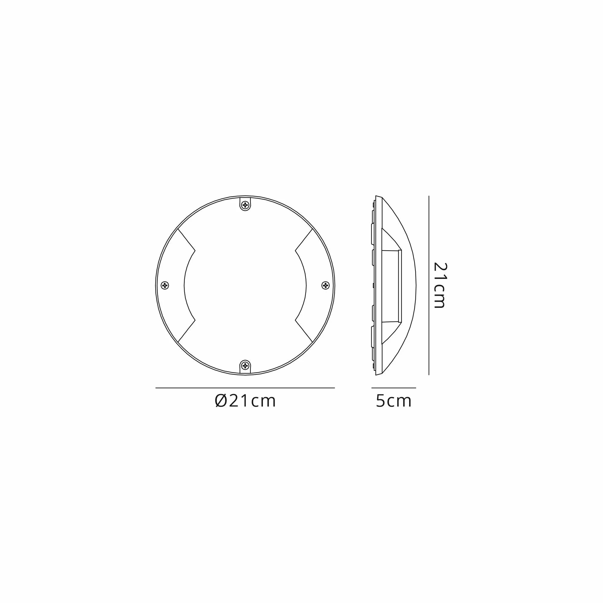 Luka Above Ground Light/Wall Light