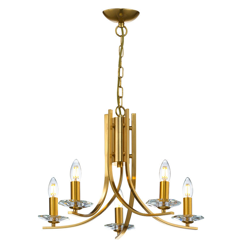 Vulcan 5/8Lt Multi-Arm Pendant -  Various Finishes