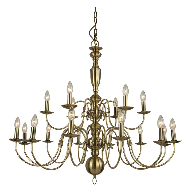 Flemish 8/12/18Lt Centre Ceiling Light