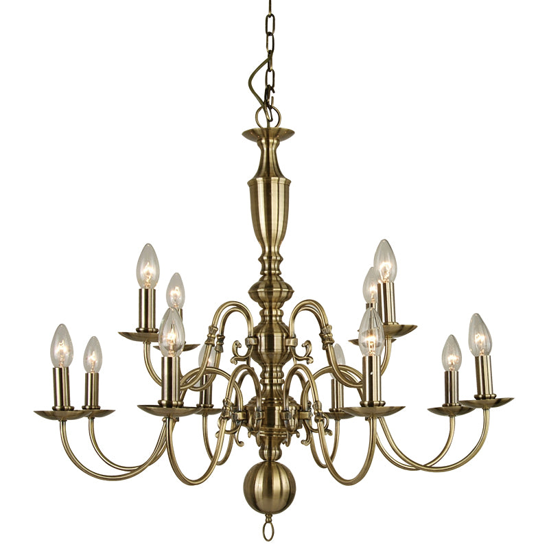 Flemish 8/12/18Lt Centre Ceiling Light