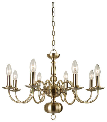 Flemish 8/12/18Lt Centre Ceiling Light