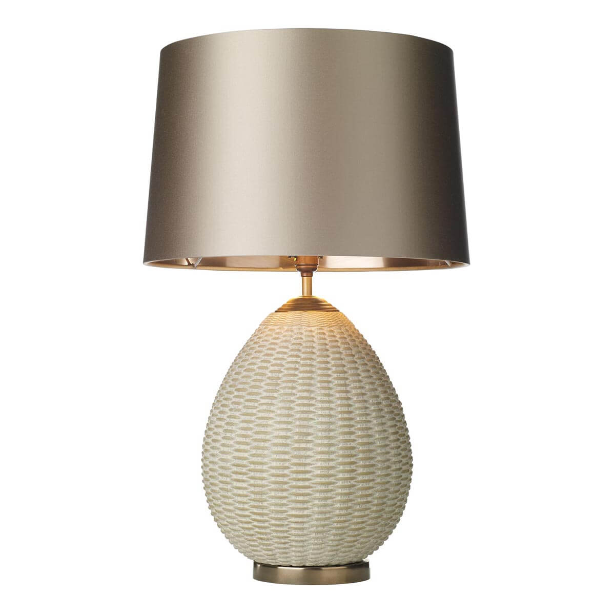 Lombok Table Lamp In Various Finishes Base Only E27