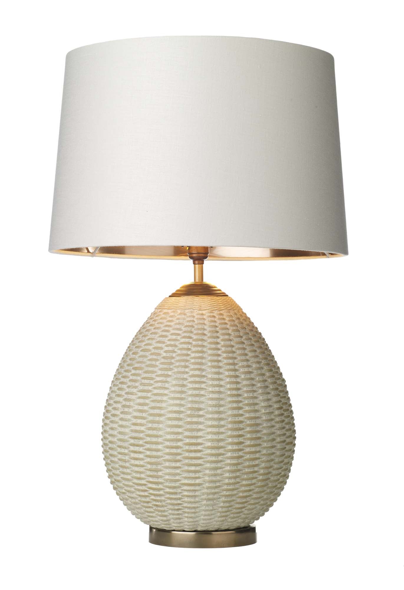 Lombok Table Lamp In Various Finishes Base Only E27