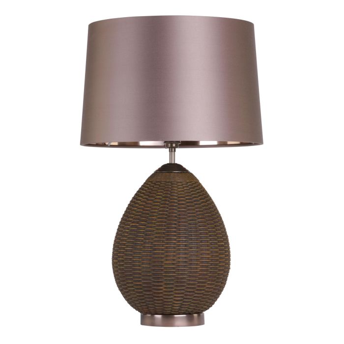 Lombok Table Lamp In Various Finishes Base Only E27