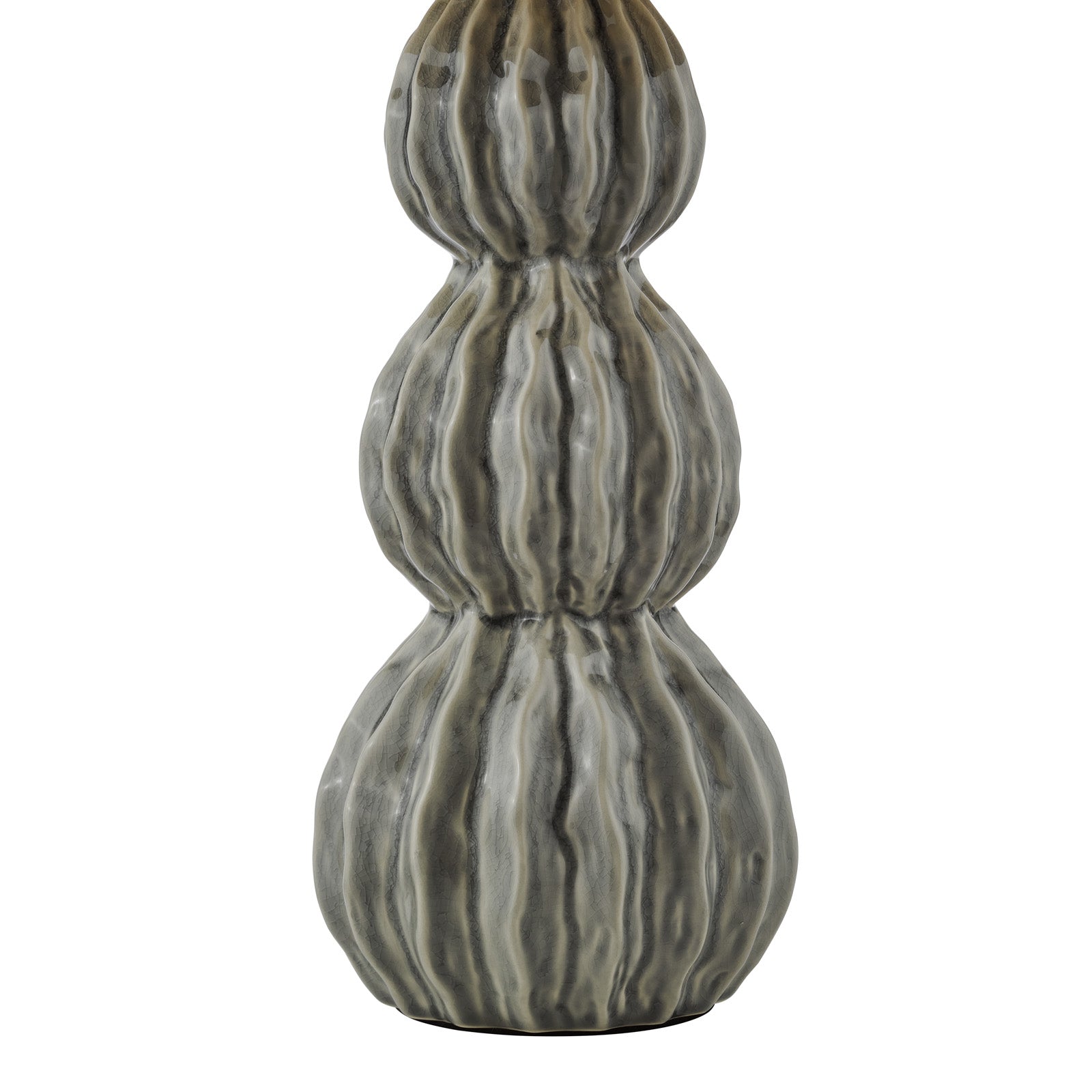 Lorelai Ceramic Table Lamp Blue/Grey With Shade E27
