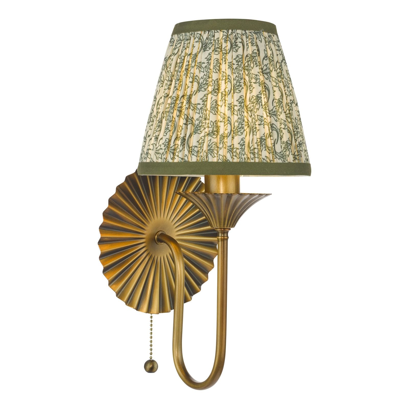 Lydian Wall Light-  Antique Bronze With Shade