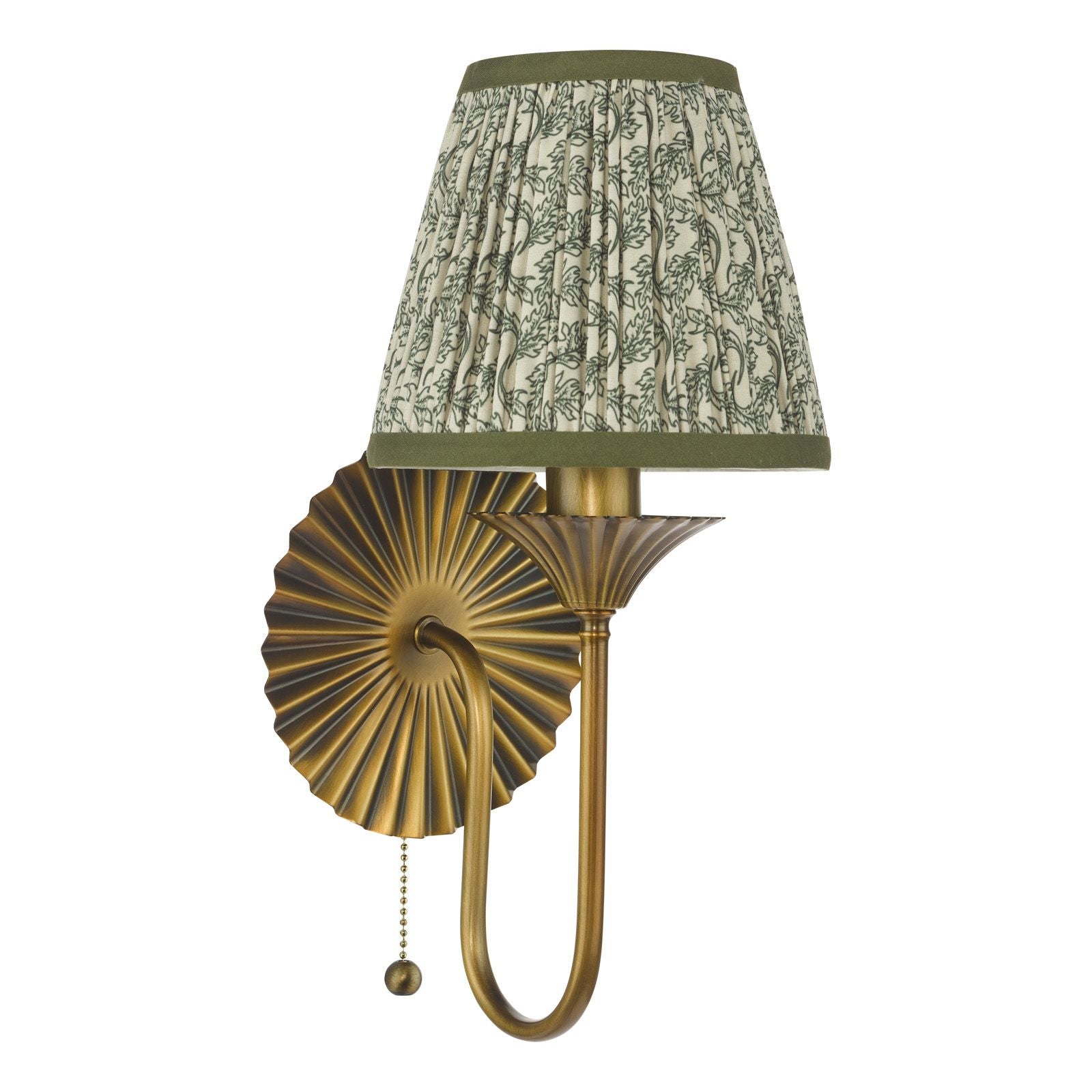 Lydian Wall Light-  Antique Bronze With Shade