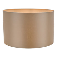 Lyris Taupe Cotton Drum Shade 40cm