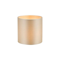 Lyris Cotton Drum Shade- Taupe/ Ivory