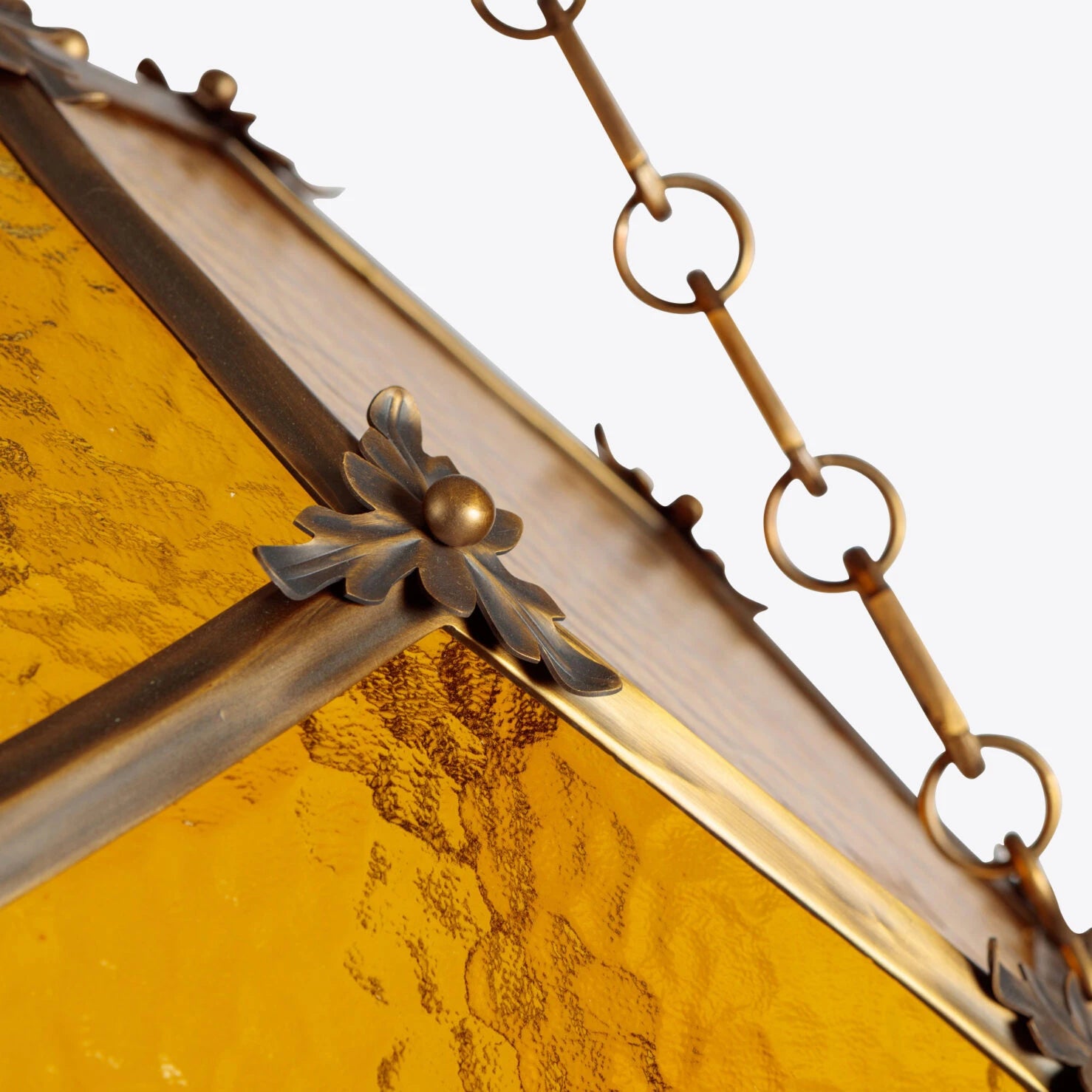 Amber Architectural Lantern