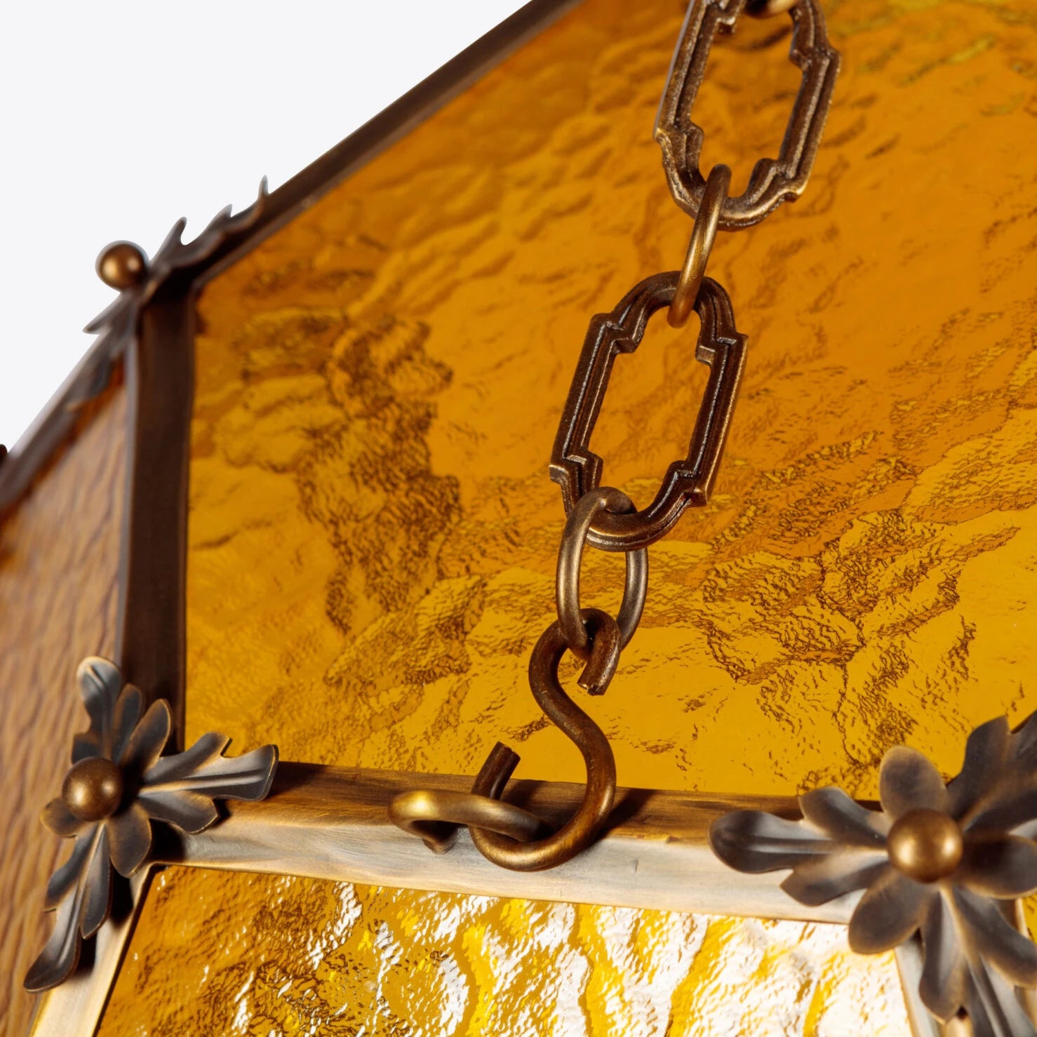Amber Architectural Lantern