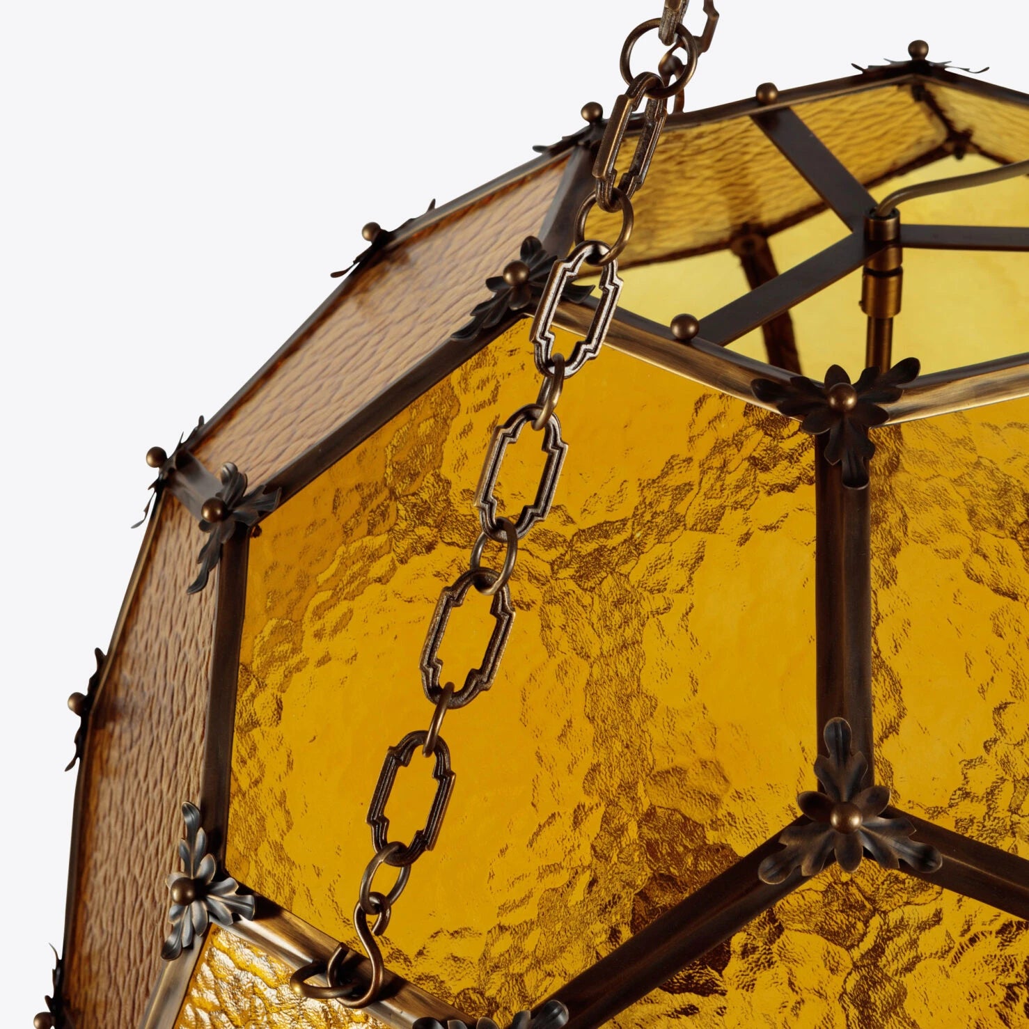 Amber Architectural Lantern