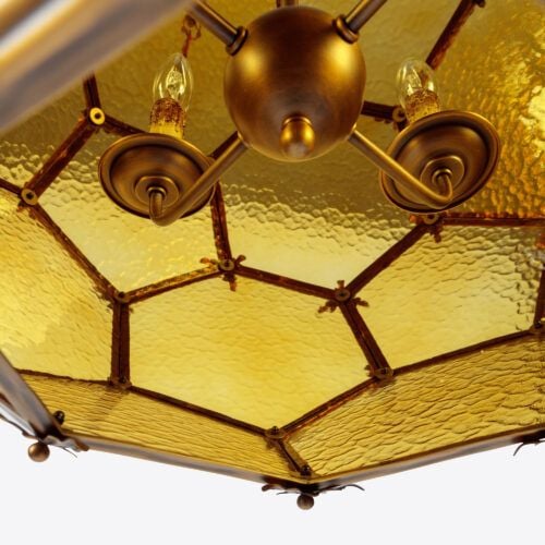Amber Architectural Lantern