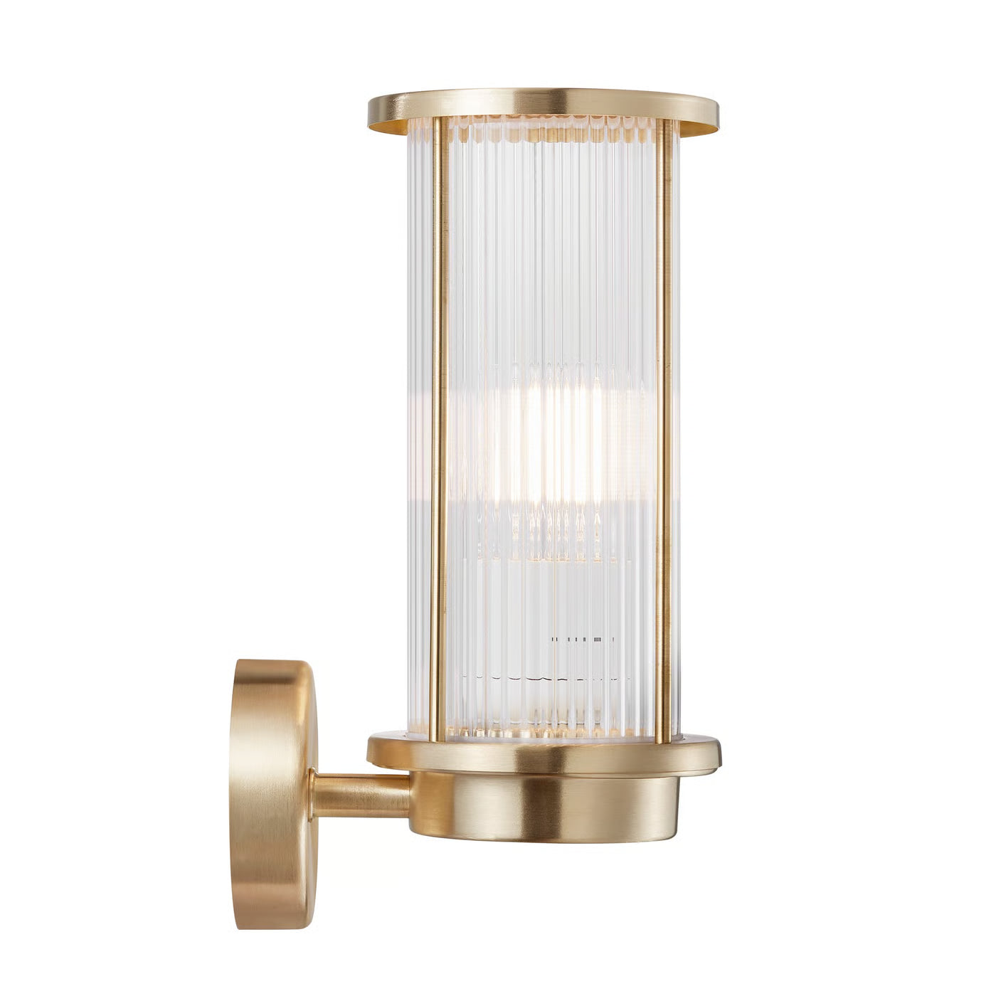 Linton Wall Light- Brass/ Galvanized Finish
