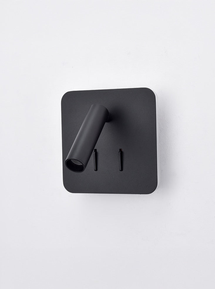 Luca LED Reading Light- Black/ Nickel Finishes