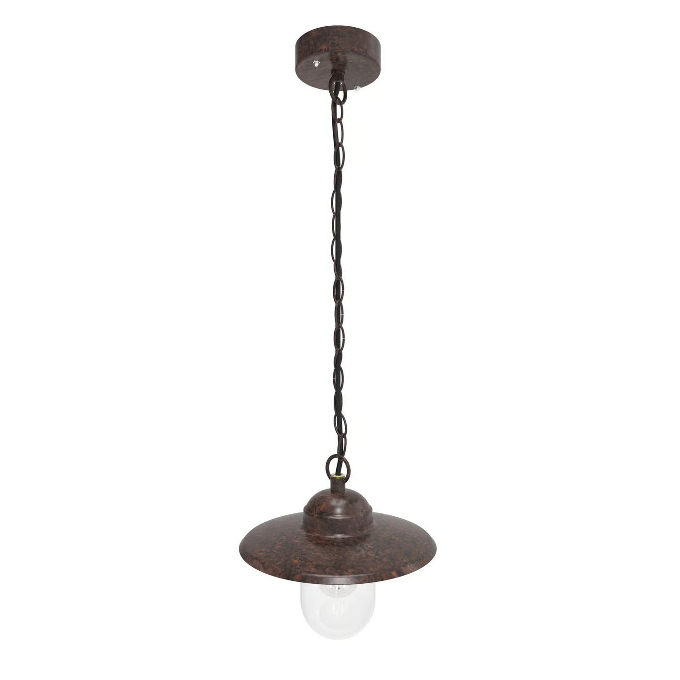 Luxembourg Outdoor Pendant- Rusty Finish