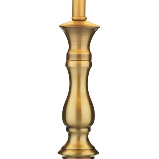 Madrid Table Lamps- Antique Brass/ Satin Chrome Finishes