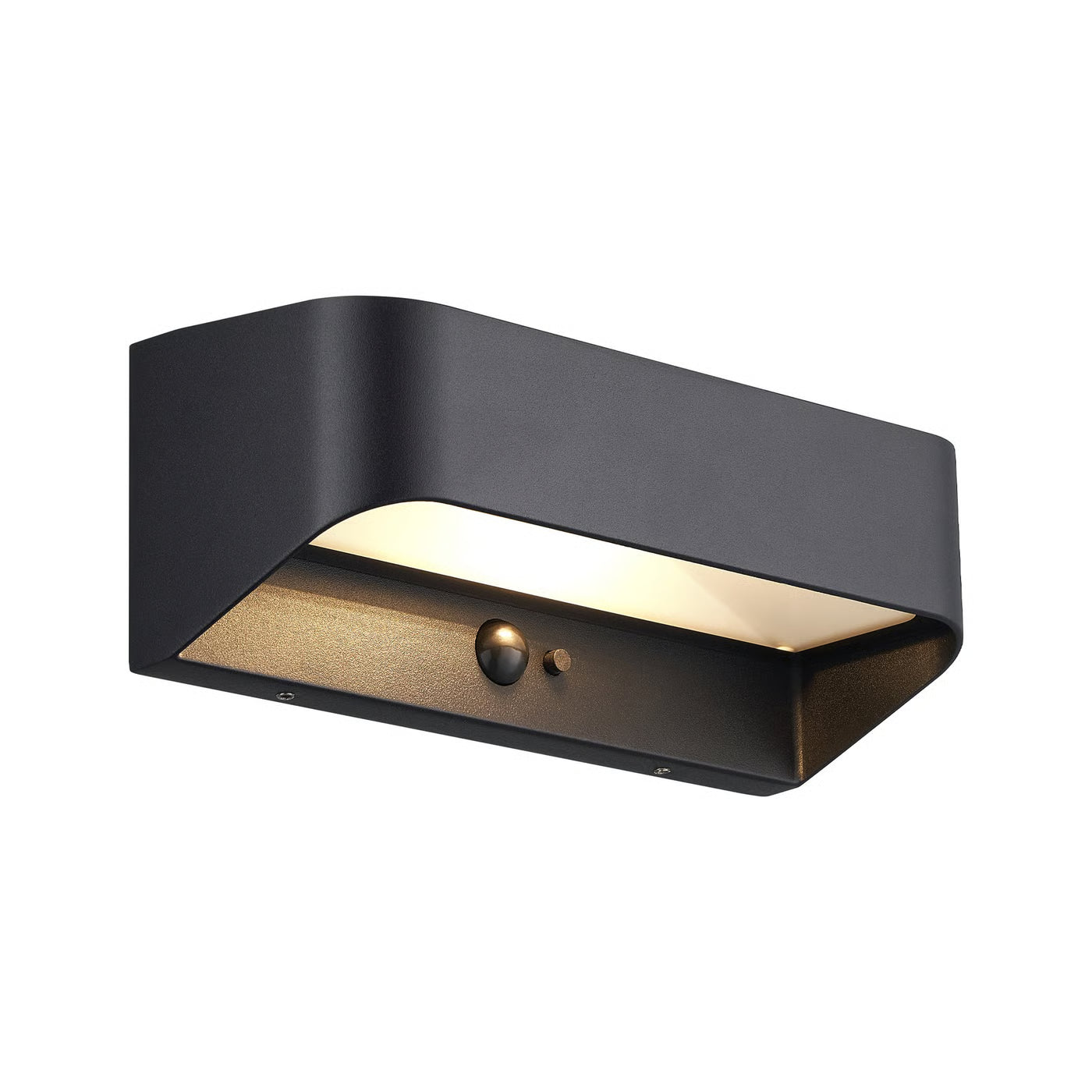 Marcellio Solar Wall light- Black/ Brown Finish