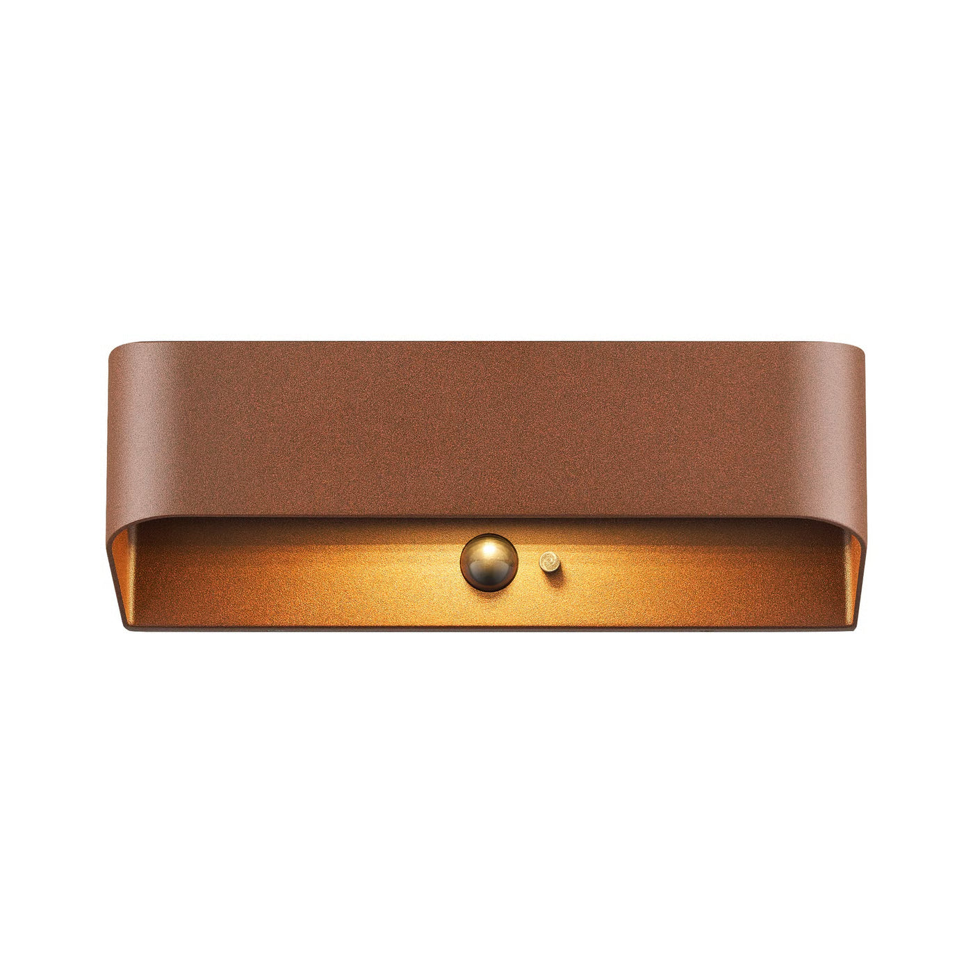 Marcellio Solar Wall light- Black/ Brown Finish