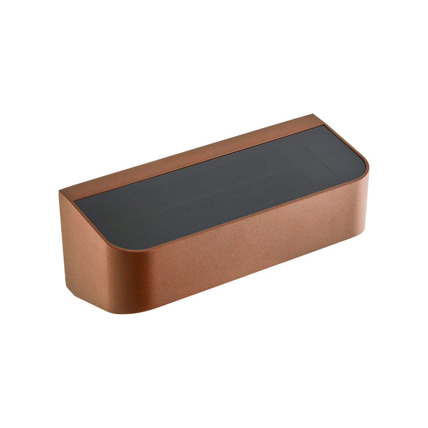 Marcellio Solar Wall light- Black/ Brown Finish