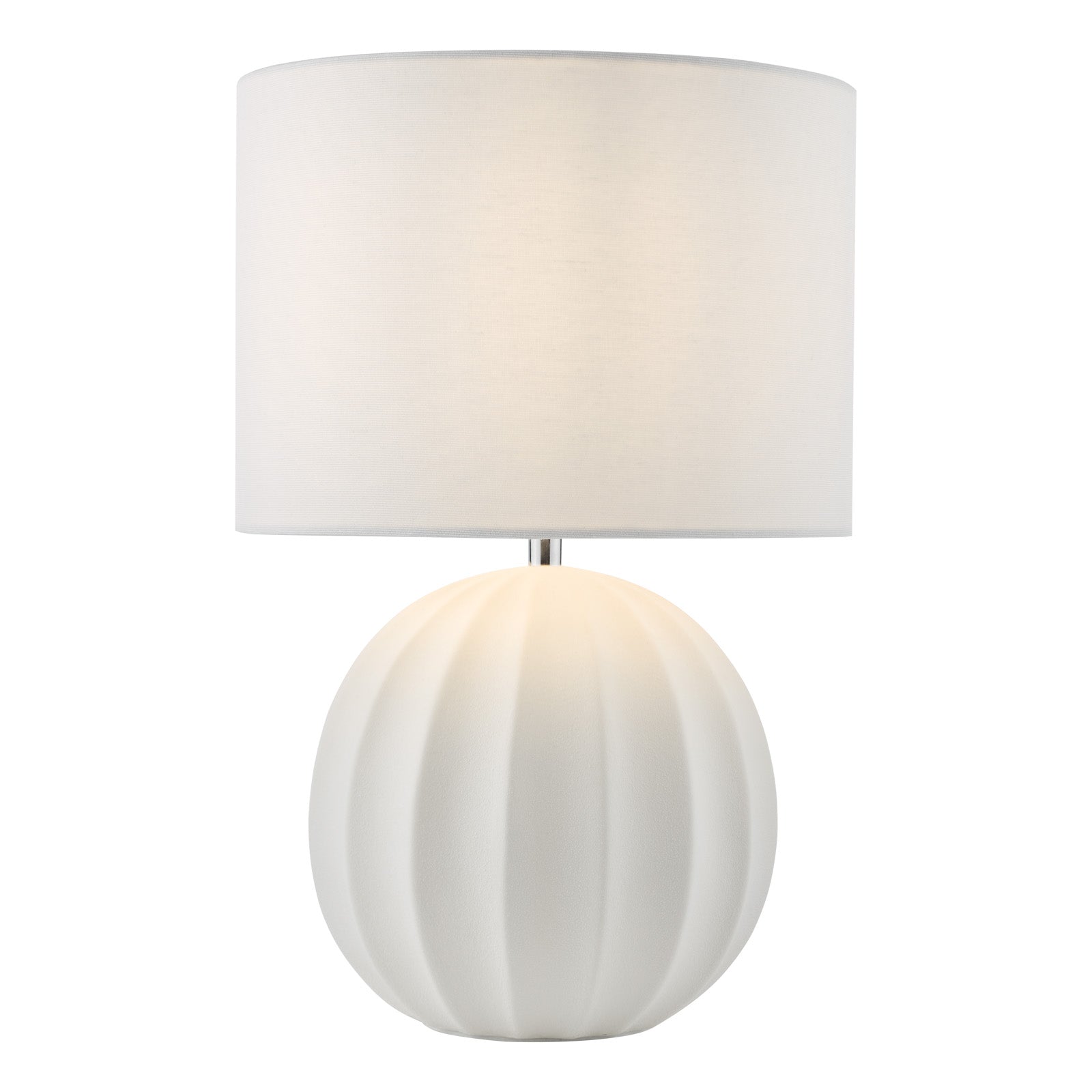 Mavis Ceramic Table Lamp Cream With Shade E27