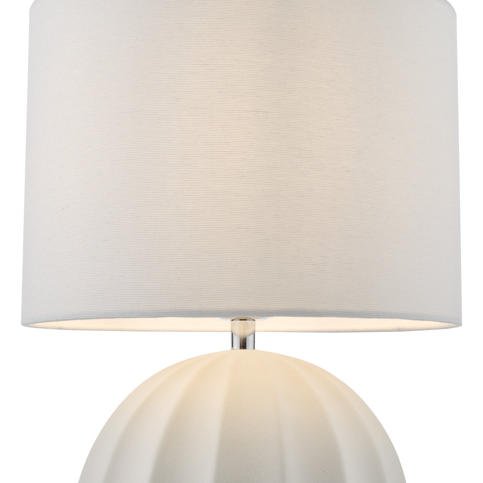 Mavis Ceramic Table Lamp Cream With Shade E27