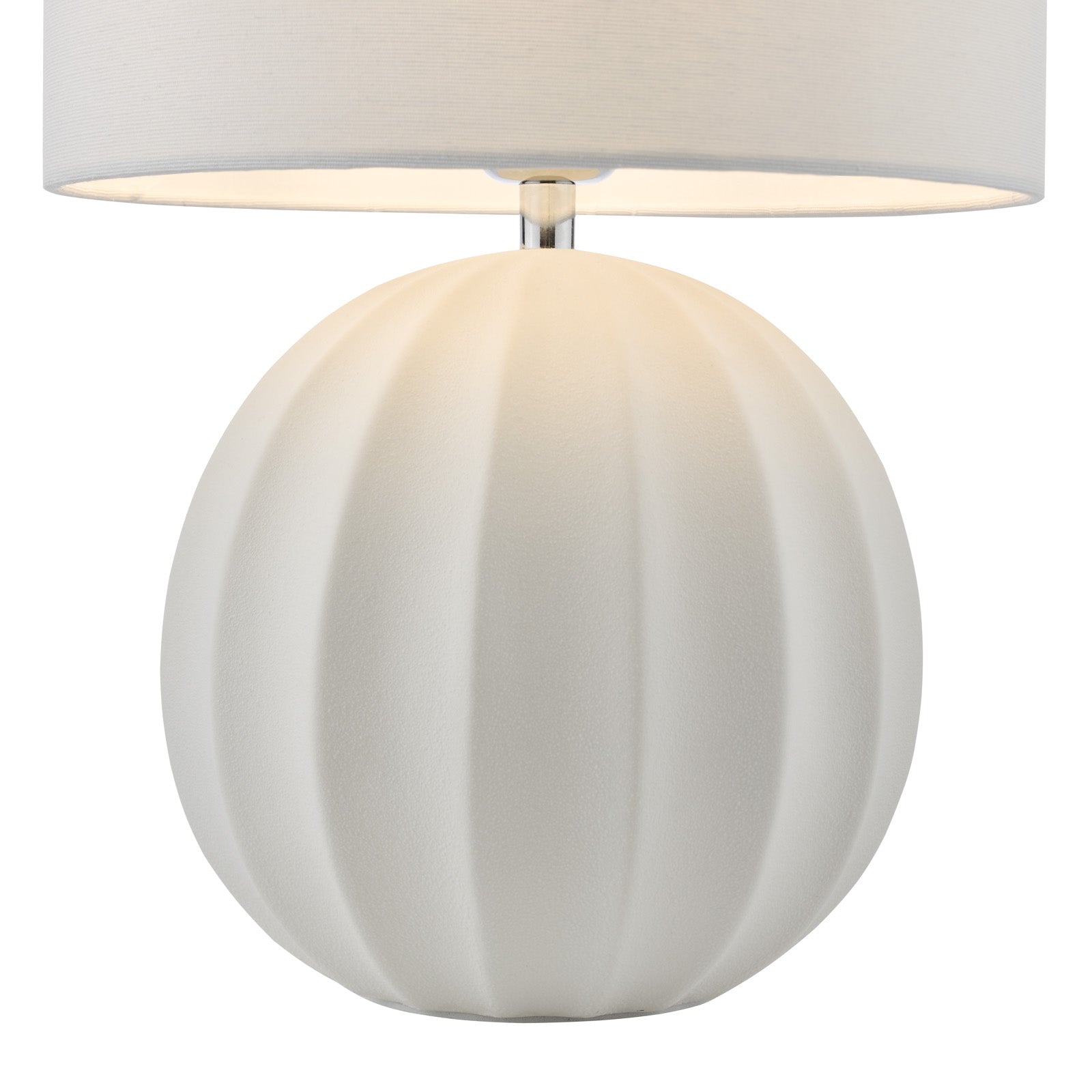 Mavis Ceramic Table Lamp Cream With Shade E27