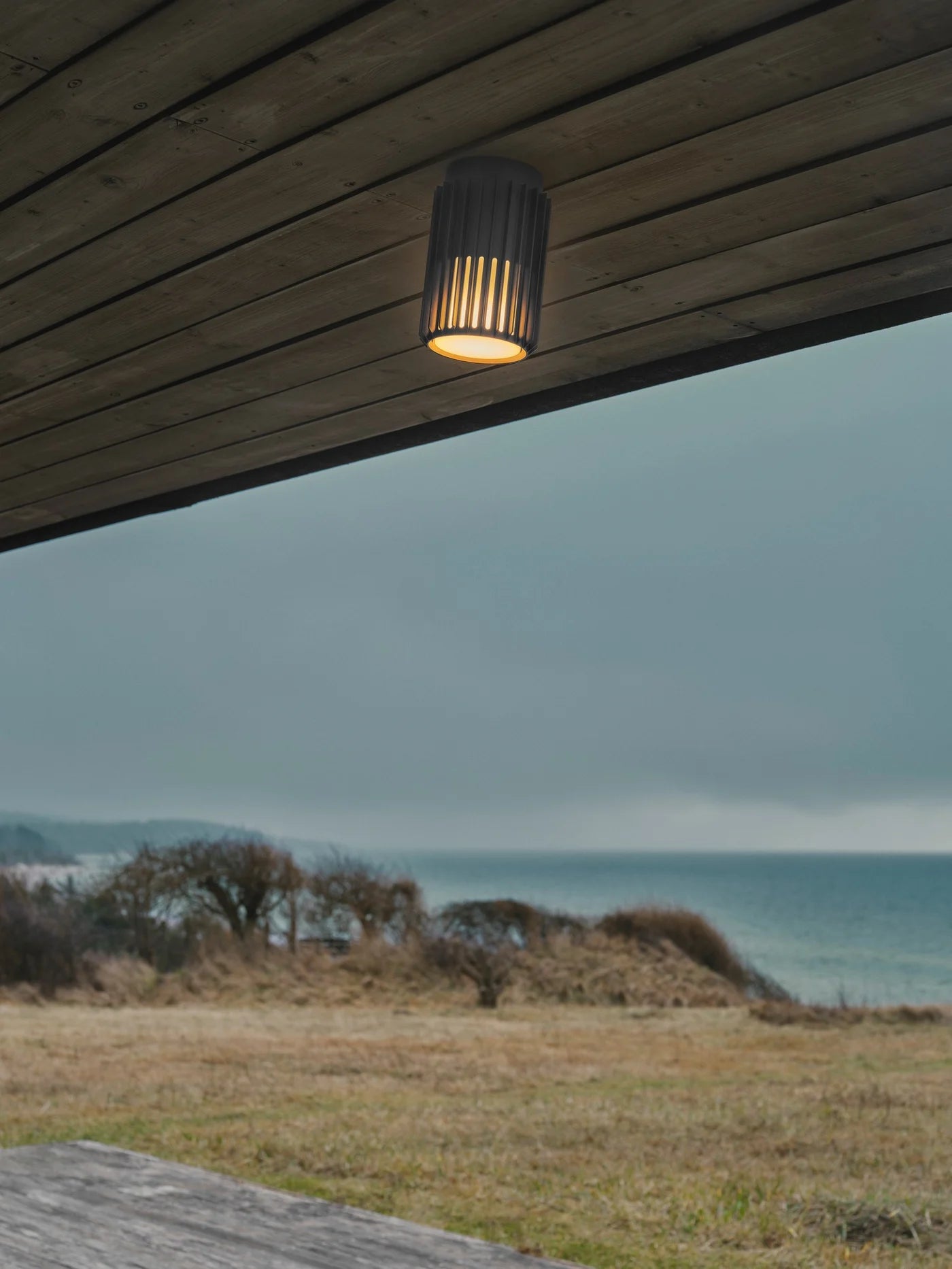 Aludra Ceiling light Seaside- Anthracite/ Brown/ Black Finish