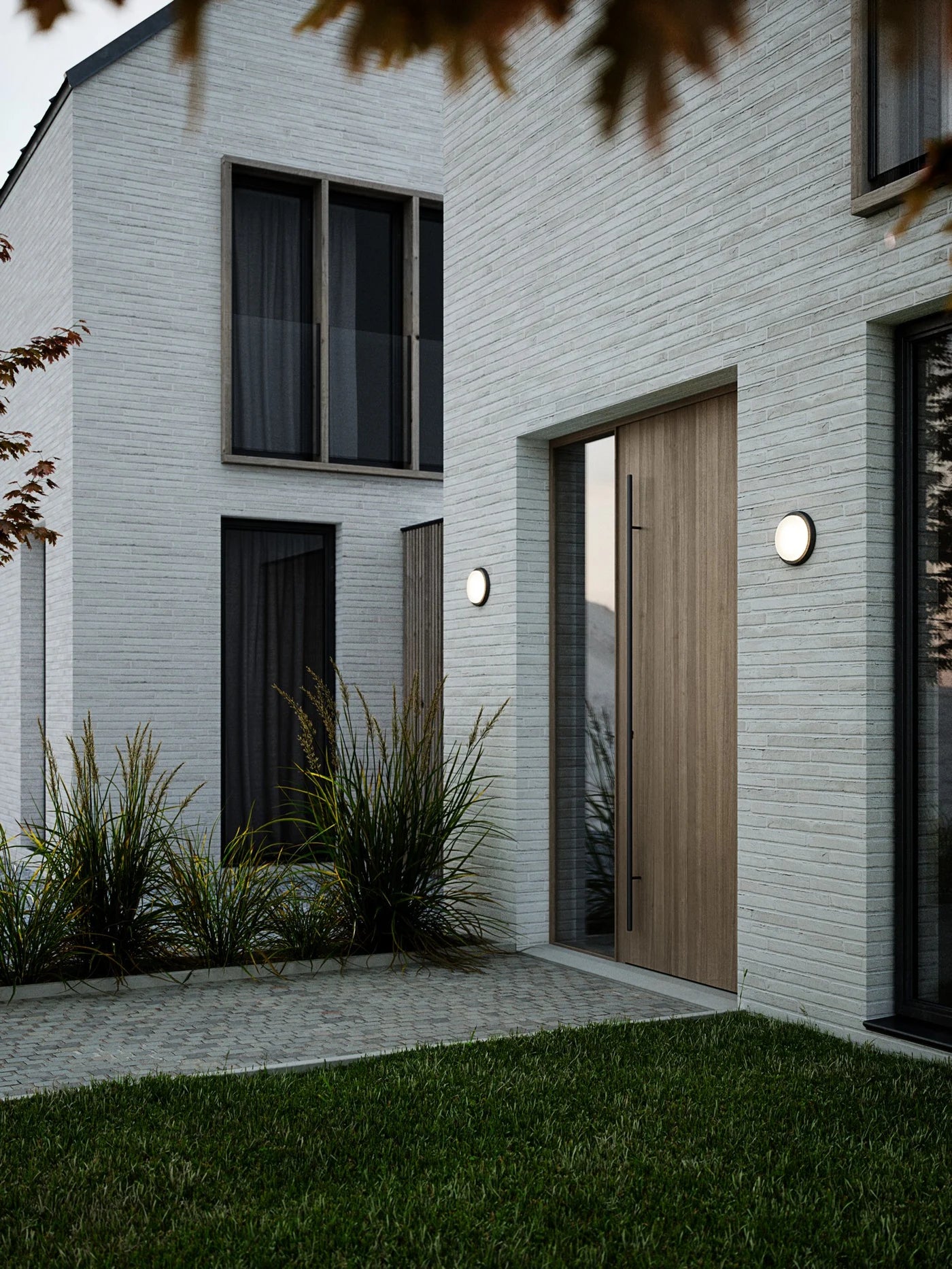 Cuba Outdoor Energy Wall light- Round/ Oval
