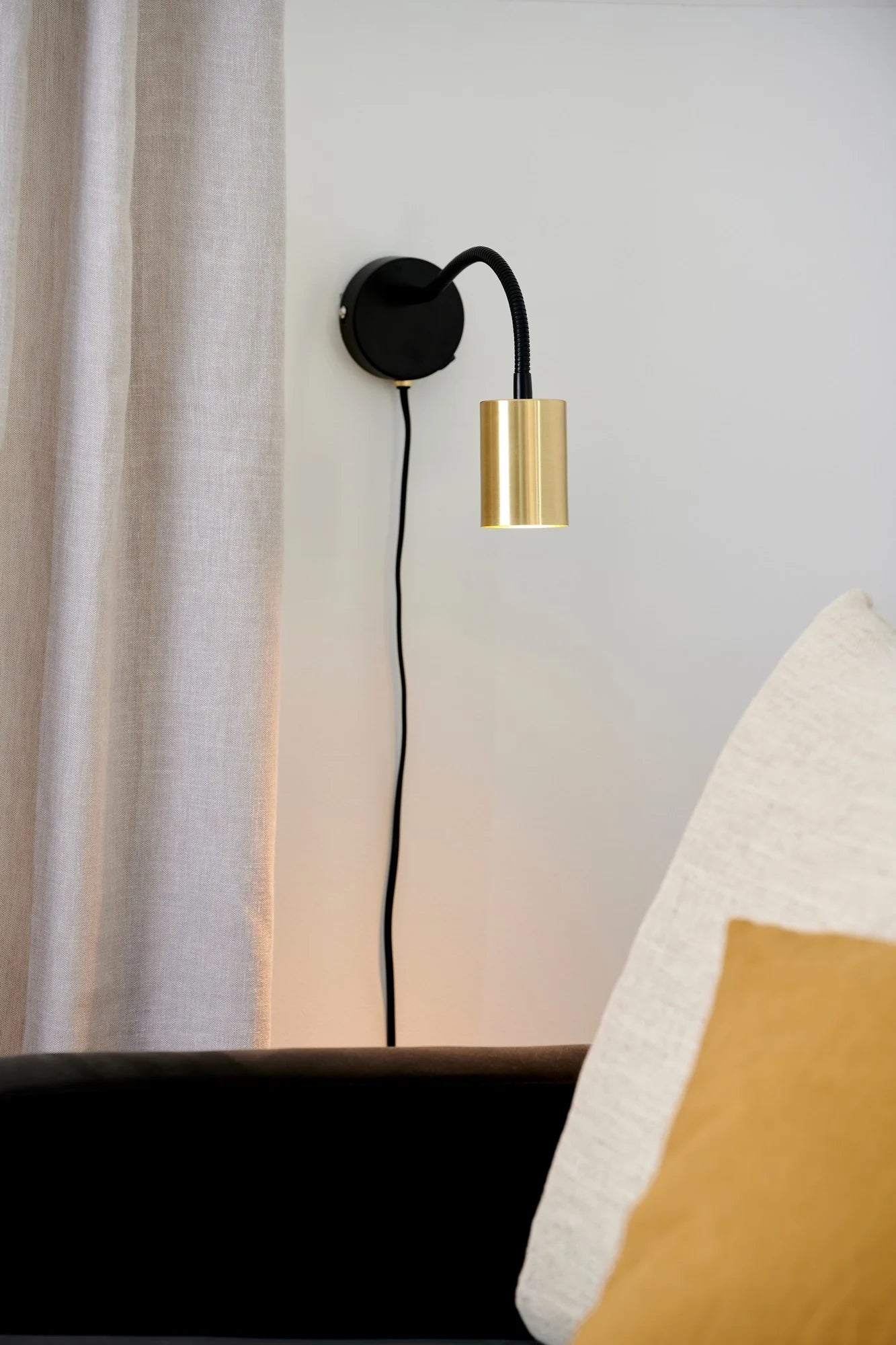 Explore Flex Wall Light- Black/ Brass/ White Finishes